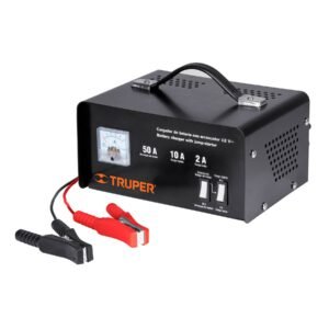 13027 - Cargador c/arrancador de 50 A para baterías de 12 V, TRUPER