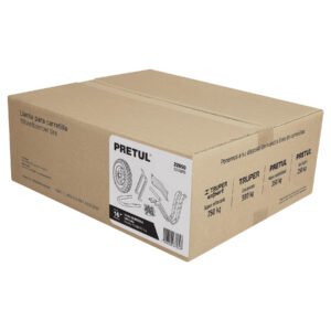 22650 - Caja c/llanta neumática y acc. p/carretilla roja PRETUL
