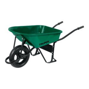 10253 - Carretilla 4.75 ft3 angosta, Imponchable, tubular, Truper