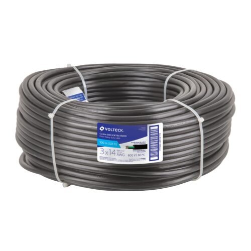 CAUR-314.jpg 40007 - Metro de cable uso extra rudo 3 x 14 AWG en rollo de 100 m