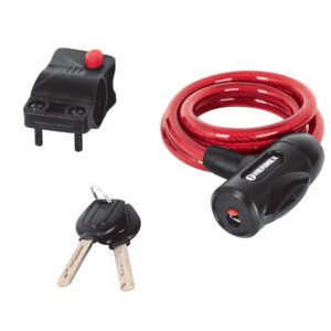 43922 - Candado de cable con llave, 10 mm X 1.0 m, HERMEX