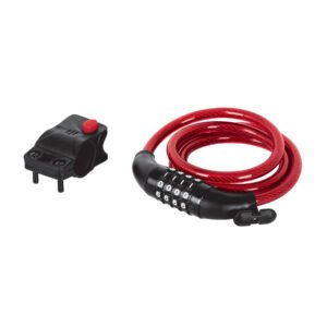 43925 - Candado de cable con combinación, 10 mm X 1.20 m, HERMEX
