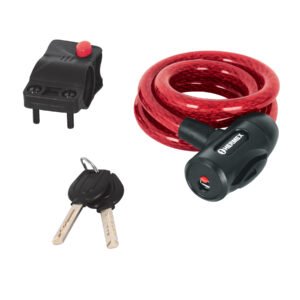 43923 - Candado de cable con llave, 12 mm X 1.0 m, HERMEX