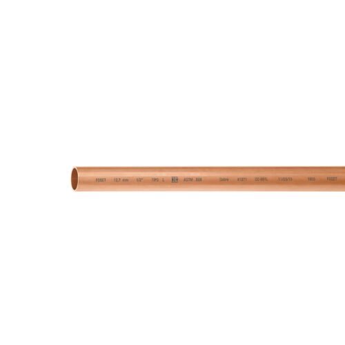 CC-001L.jpg 41271 - Tubo rígido de cobre 1/2" tipo "L", 3m, 1.2kg, FOSET