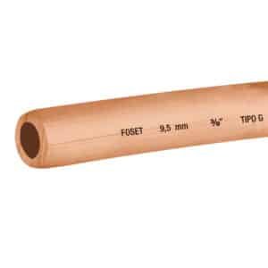 48157 - Tubo flexible de cobre 3/8", rollo de 15m, 2.6kg, FOSET