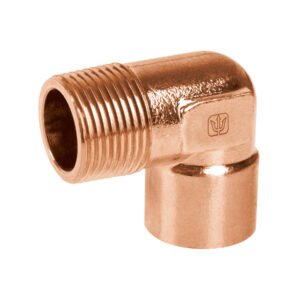 49648 - Codo 90° de cobre, rosca exterior 3/4", Foset