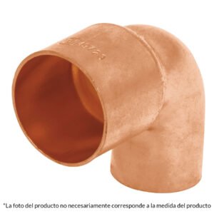 49722 - Codo 90° reducción de cobre de 1" x 1/2", FOSET