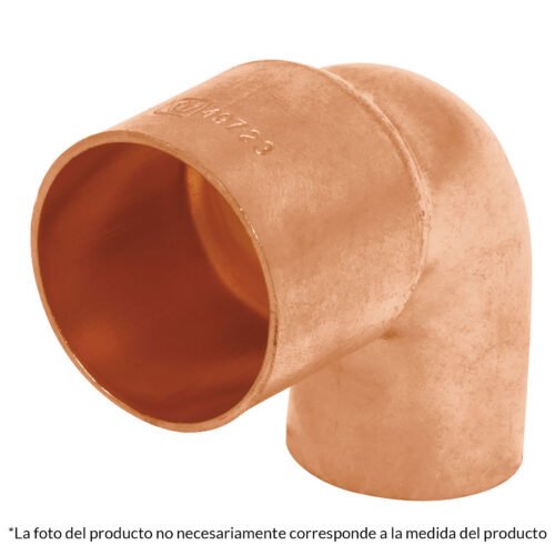 49722 - Codo 90° reducción de cobre de 1" x 1/2", FOSET