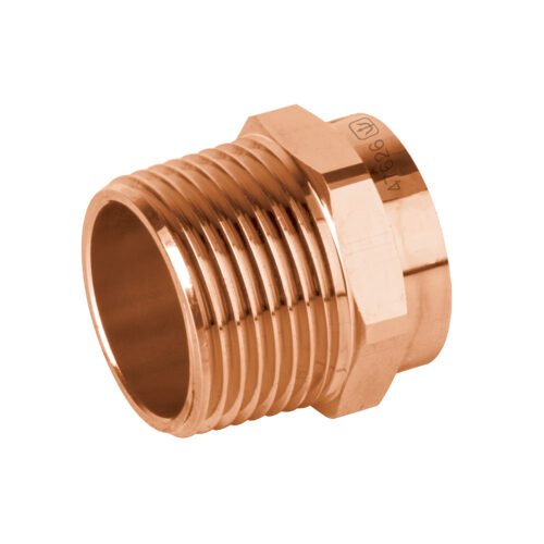 47626 - Conector de cobre de rosca exterior 3/4", Foset Basic