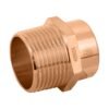 CC-613.jpg 49655 - Conector de cobre, rosca exterior 1", Foset