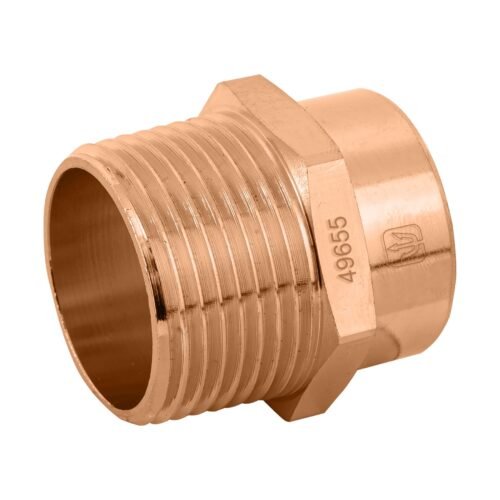 CC-613.jpg 49655 - Conector de cobre, rosca exterior 1", Foset