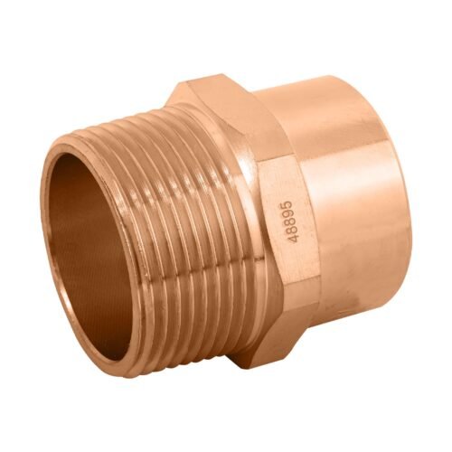 CC-614.jpg 48895 - Conector de cobre, rosca exterior 1-1/4", Foset