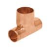 49741 - Tee reducida de cobre 1/2" x 1/2" x 3/4", FOSET