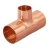 49744 - Tee reducida de cobre 3/4" x 3/4" x 1/2", FOSET