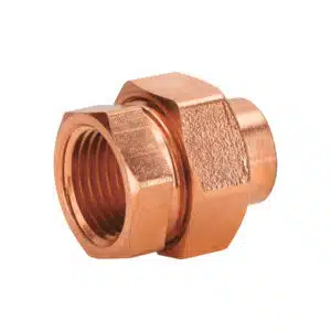 48882 - Tuerca unión latón cobrizado 1/2" rosca interior, Foset