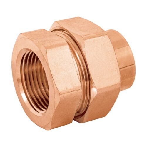 CC-983.jpg 48884 - Tuerca unión latón cobrizado 1" rosca interior, Foset