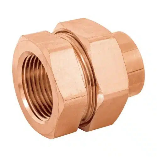 48884 - Tuerca unión latón cobrizado 1" rosca interior, Foset