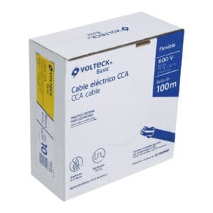 40208 - Rollo de 100 metros de cable THW CCA 10 AWG blanco, Basic