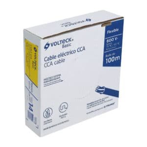 40216 - Rollo de 100 metros de cable THW CCA 14 AWG blanco, Basic