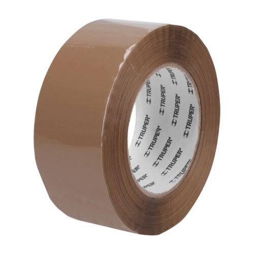 12556 - Cinta de empaque 48 mm x 150 m canela, Truper