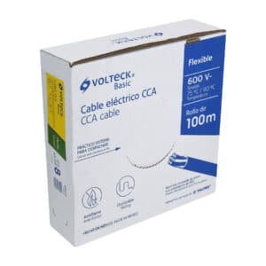 40207 - Rollo de 100 metros de cable THW CCA 8 AWG verde, Basic