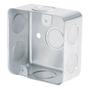 49071 - Caja cuadrada 3" x 3" reforzada, Volteck