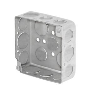 46321 - Caja cuadrada 4" x 4" reforzada, Volteck