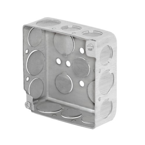 46321 - Caja cuadrada 4" x 4" reforzada, Volteck