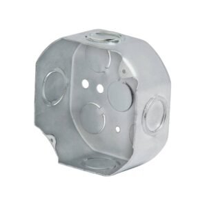 46322 - Caja octagonal 4" x 4" reforzada, Volteck