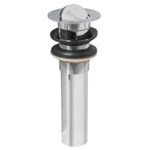 CE-205.jpg 49983 - Contra p/lavabo con rebosadero, tipo moneda, cromo, 1-1/4"
