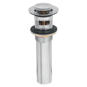 CE-206.jpg 49984 - Contra p/lavabo con rebosadero, sistema push, cromo, 1-1/4"