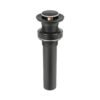 CE-206SM.jpg 47982 - Contra p/lavabo, 1-1/4", sin rebosadero, push, latón, negro
