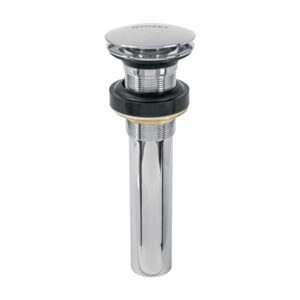 45698 - Contra p/lavabo, 1-1/4", sin rebosadero, hongo, latón, cromo