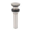 45699 - Contra p/lavabo, 1-1/4", sin rebosadero, hongo, latón, satín