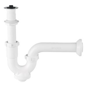 49508 - Céspol rígido 1-1/4", con contra, polipropileno, para lavabo