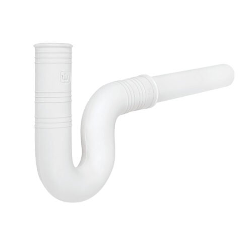 CE-238.jpg 49947 - Céspol flexible 1-1/4" de PVC, con extensión, para lavabo