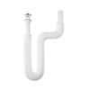 45318 - Céspol flexible para lavabo, 90 cm, arillo metálico, Foset