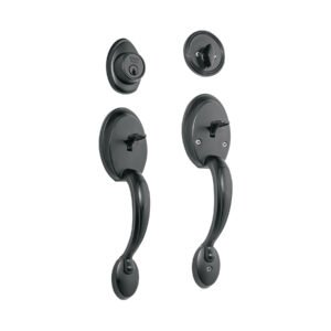 CEP-61JJP.jpg 27240 - Doble jaladera y perilla, Berna mariposa, negro, BASIC