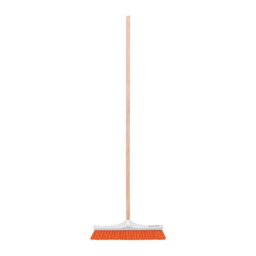 57035 - Cepillo industrial cerda rígida de 40 cm, bastón de madera