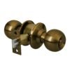 43470 - Cerradura tipo esfera para recámara, latón antiguo, HERMEX