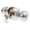 43450 - Cerradura tipo oval para baño, cromo mate, HERMEX