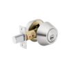 43602 - Cerrojo llave-llave cromo mate, llave de puntos, HERMEX
