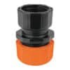 102989 - Conector 1/2" hembra de ABS con tuerca de ajuste manual