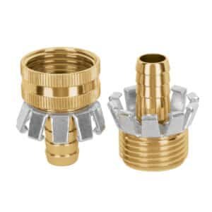 102084 - Juego de conectores 1/2" macho/hembra tipo garra de aluminio