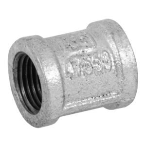 47550 - Cople reforzado de acero galvanizado de 1/2", Foset
