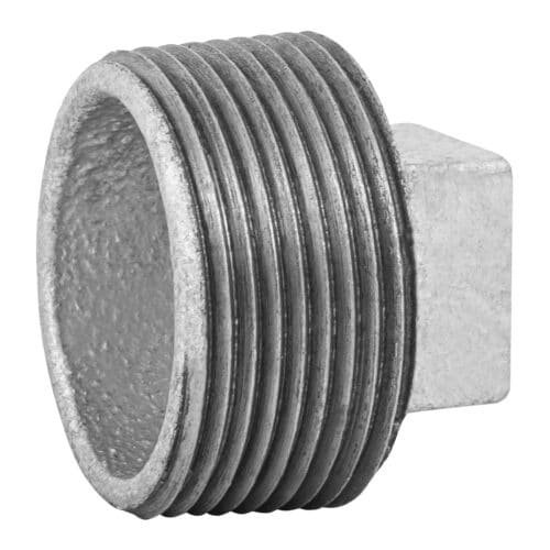 48783 - Tapón macho 1-1/4" de acero galvanizado, Foset