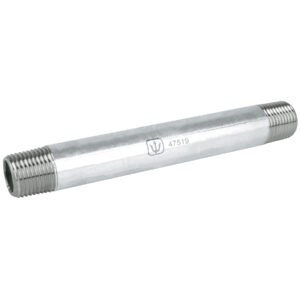 47519 - Niple de acero galvanizado 1/2" x 6", Foset