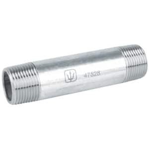 47528 - Niple de acero galvanizado 3/4" x 4", Foset