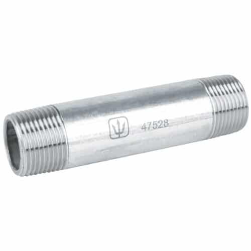 47528 - Niple de acero galvanizado 3/4" x 4", Foset
