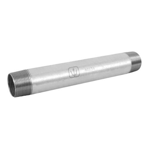 48834 - Niple de acero galvanizado 1-1/4 x 12", Foset